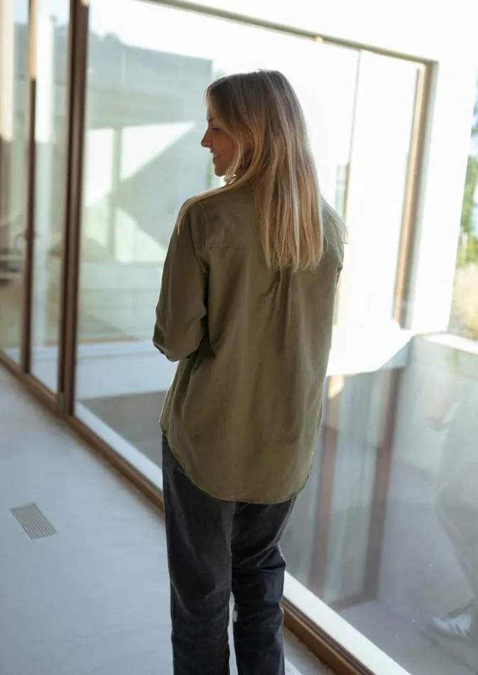 Women039s Clothing Shirts Easy Clothes Khaki Kloe Shirt Khaki Women039s Clothing Shirts Easy Clothes Khaki Kloe Shirt Khaki