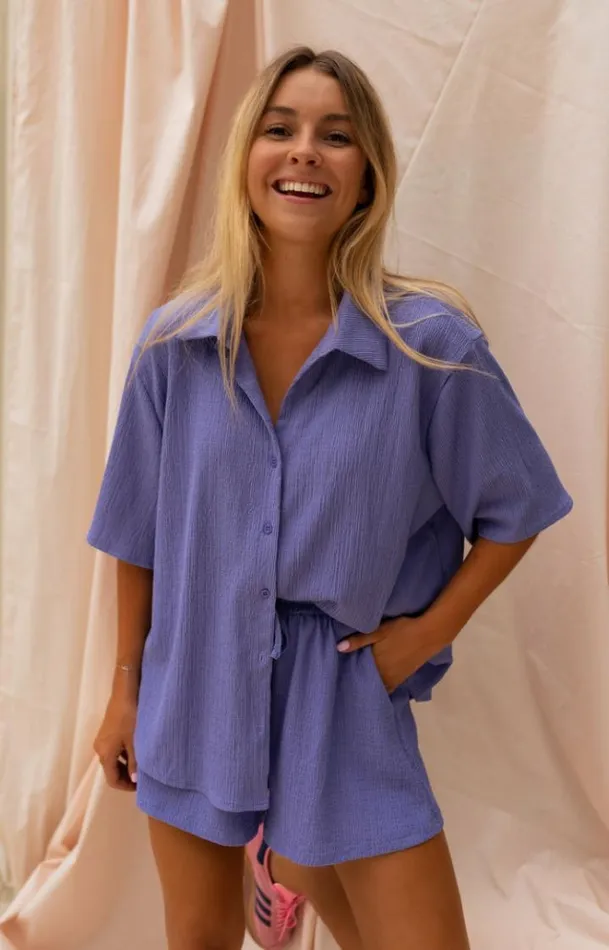 Women039s Clothing Shirts Easy Clothes Purple Bekki Shirt