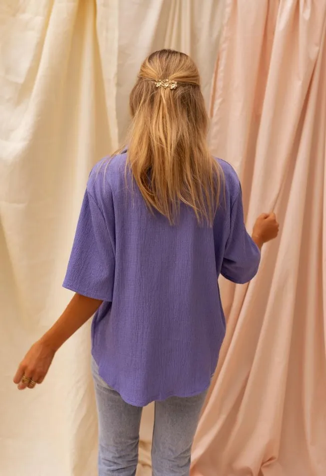 Women039s Clothing Shirts Easy Clothes Purple Bekki Shirt