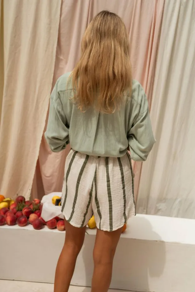 Women039s Clothing Shirts Easy Clothes Sea Green Linen Blanca Shirt Sea Green Women039s Clothing Shirts Easy Clothes Sea Green Linen Blanca Shirt Sea Green