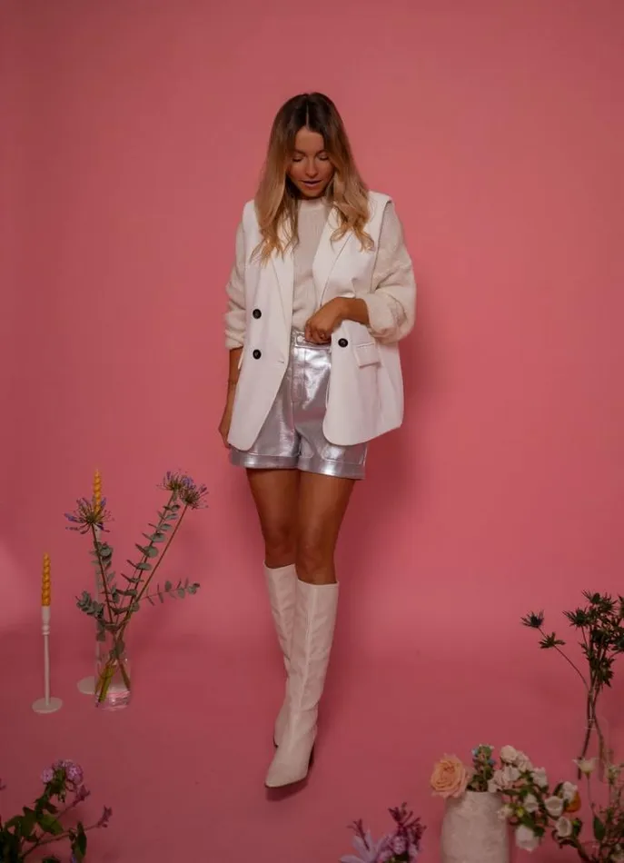 Women039s Clothing Shorts Easy Clothes Silver Julian Shorts