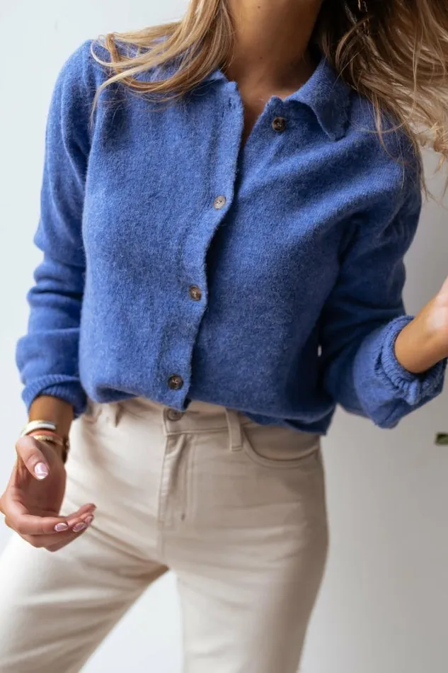 Women039s Clothing Sweaters Easy Clothes Blue Glasgow Sweater