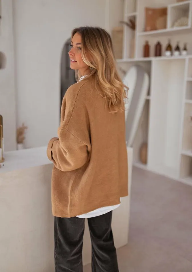 Women039s Clothing Sweaters Easy Clothes Camel Villers Cardigan