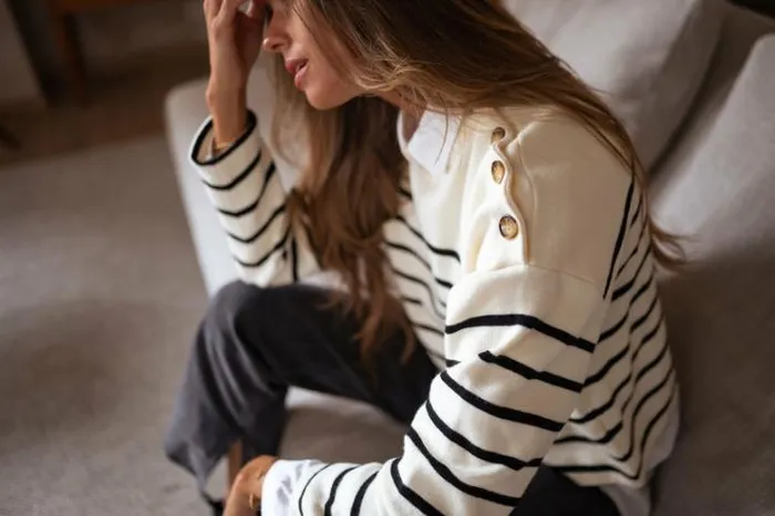 Women039s Clothing Sweaters Easy Clothes Ecru And Black Striped Manou Sweater Women039s Clothing Sweaters Easy Clothes Ecru And Black Striped Manou Sweater
