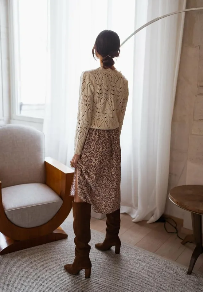 Women039s Clothing Sweaters Easy Clothes Ecru Lenou Sweater