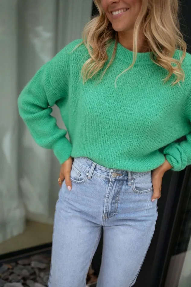 Women039s Clothing Sweaters Easy Clothes Green Bolla Sweater Green