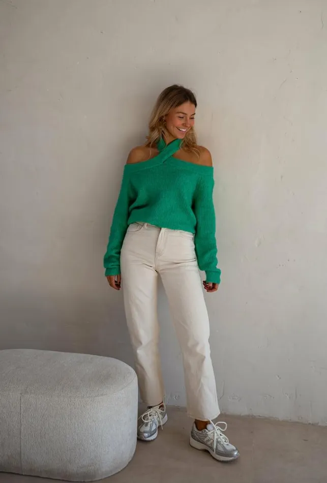 Women039s Clothing Sweaters Easy Clothes Green Piper Sweater Green