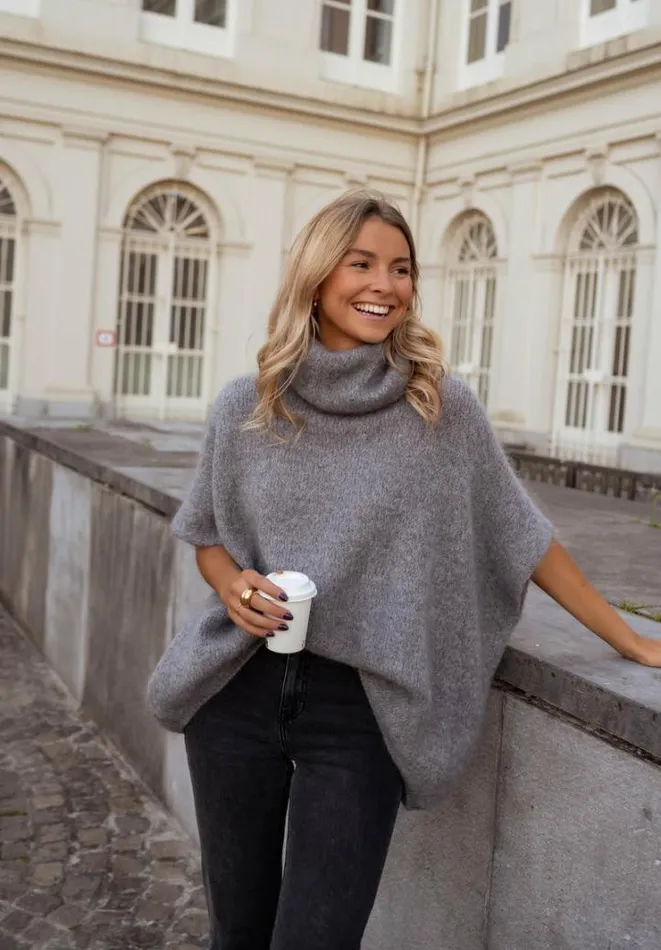 Women039s Clothing Sweaters Easy Clothes Grey Herman Sweater Grey