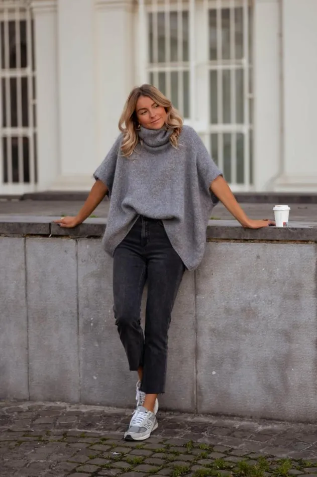 Women039s Clothing Sweaters Easy Clothes Grey Herman Sweater Grey