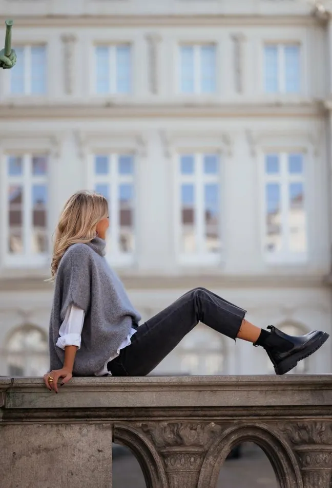 Women039s Clothing Sweaters Easy Clothes Grey Herman Sweater Grey