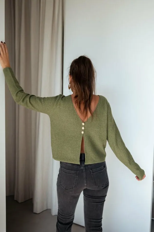 Women039s Clothing Sweaters Easy Clothes Khaki Alma Sweater Khaki