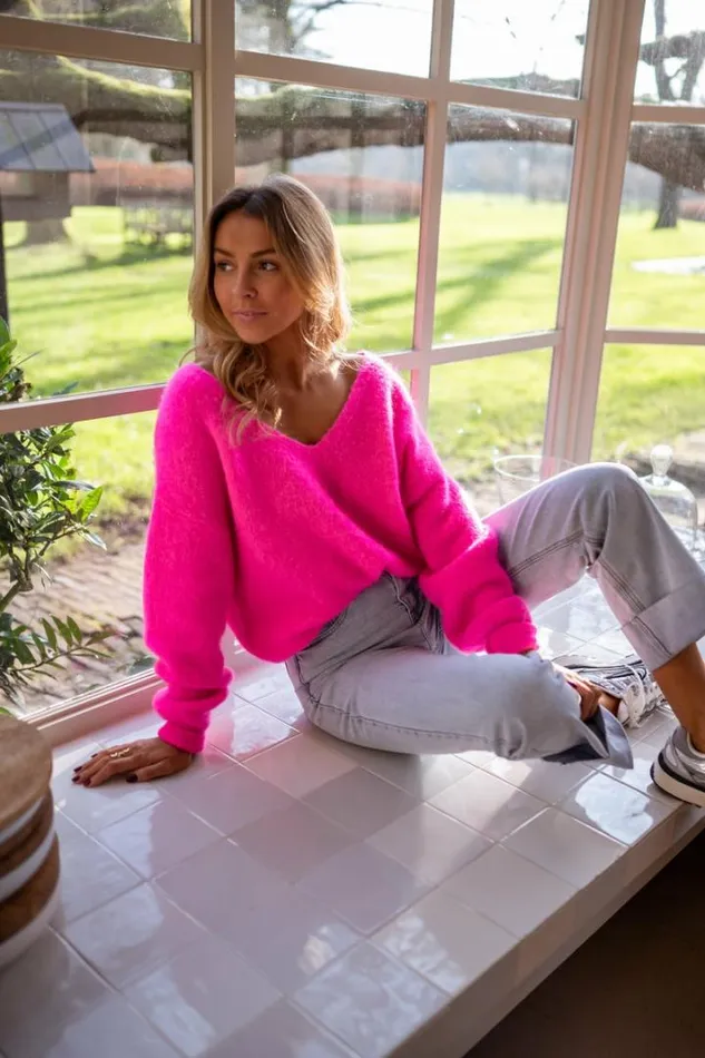 Women039s Clothing Sweaters Easy Clothes Pink Laria Sweater