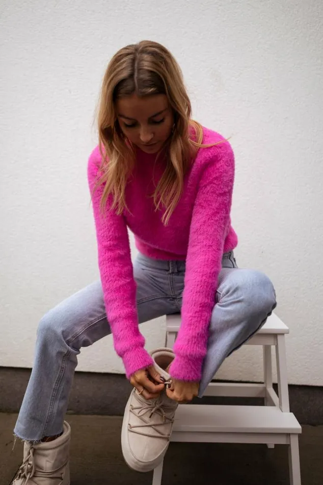 Women039s Clothing Sweaters Easy Clothes Pink Massima Sweater