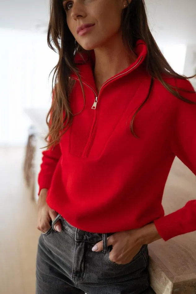 Women039s Clothing Sweaters Easy Clothes Red Ryo Sweater Women039s Clothing Sweaters Easy Clothes Red Ryo Sweater