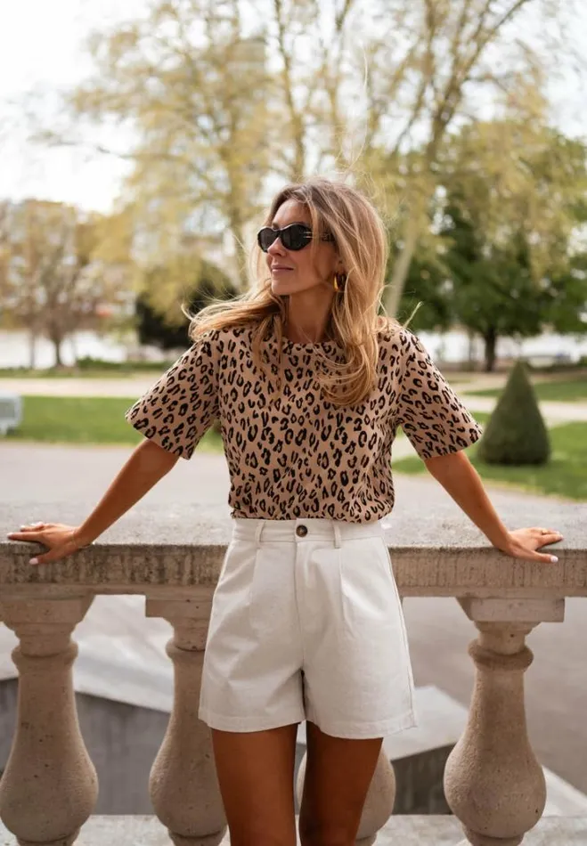 Women039s Clothing Tshirts Easy Clothes Leopard Theo TShirt Women039s Clothing Tshirts Easy Clothes Leopard Theo TShirt