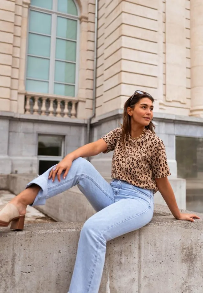 Women039s Clothing Tshirts Easy Clothes Leopard Theo TShirt Women039s Clothing Tshirts Easy Clothes Leopard Theo TShirt