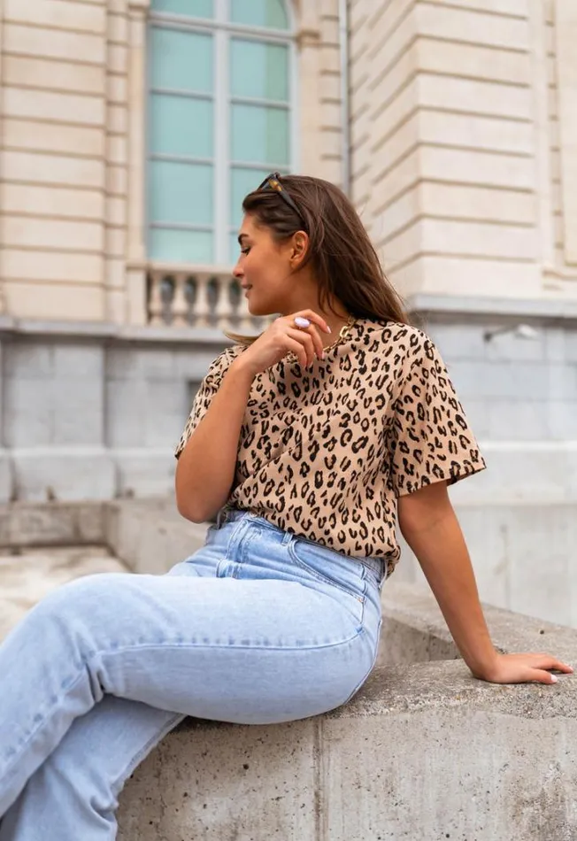 Women039s Clothing Tshirts Easy Clothes Leopard Theo TShirt Women039s Clothing Tshirts Easy Clothes Leopard Theo TShirt