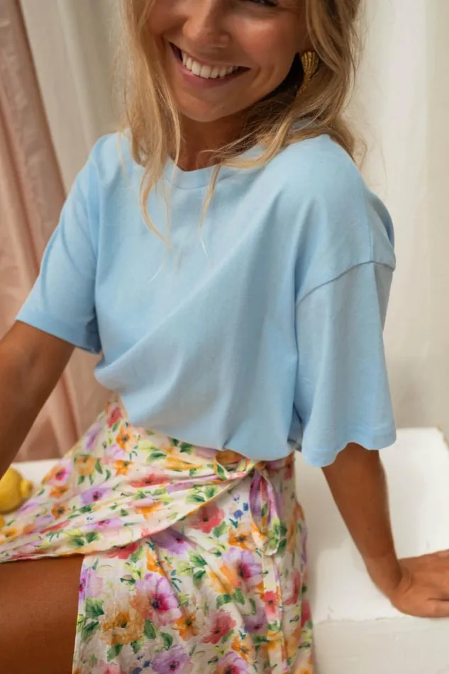 Women039s Clothing Tshirts Easy Clothes Sky Blue Nilo TShirt Women039s Clothing Tshirts Easy Clothes Sky Blue Nilo TShirt