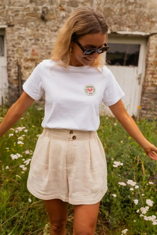 Women039s Clothing Tshirts Easy Clothes White Tennis Club TShirt Women039s Clothing Tshirts Easy Clothes White Tennis Club TShirt