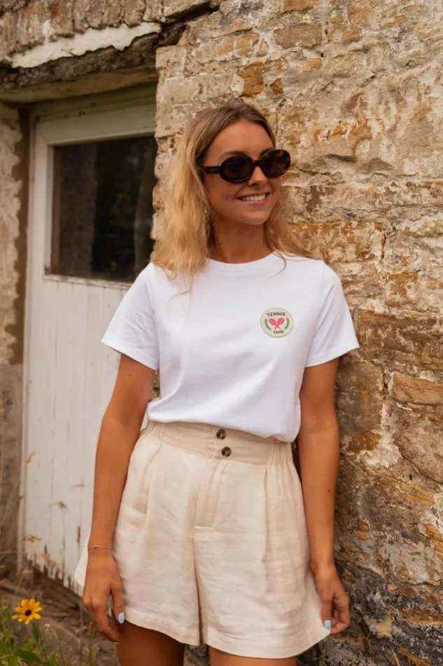 Women039s Clothing Tshirts Easy Clothes White Tennis Club TShirt Women039s Clothing Tshirts Easy Clothes White Tennis Club TShirt
