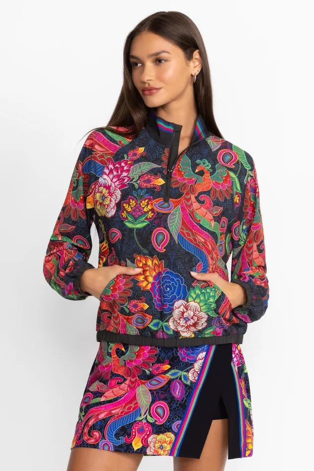 Women Active Johnny Was BEE ACTIVE MOCK NECK PULLOVER JACKET Emberwing