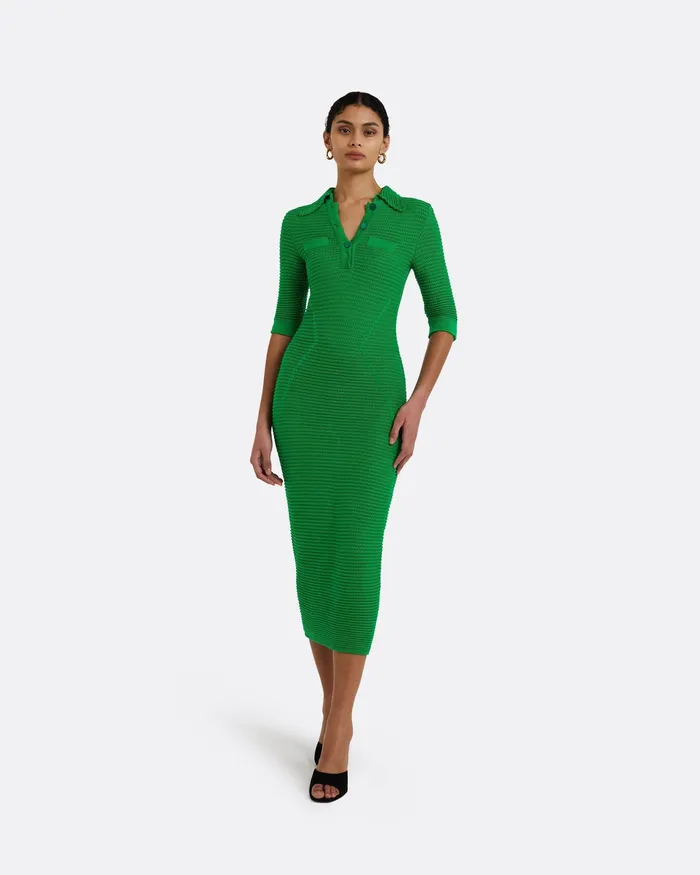 Women Akilah Emerald Crochet Dress Emerald Icons Safiyaa