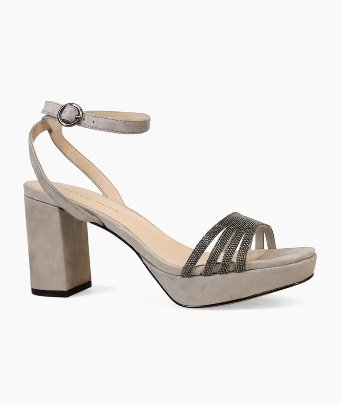 Women Aliana Platform 8211 Pewter Pelle Moda High Heels Women Aliana Platform 8211 Pewter Pelle Moda High Heels