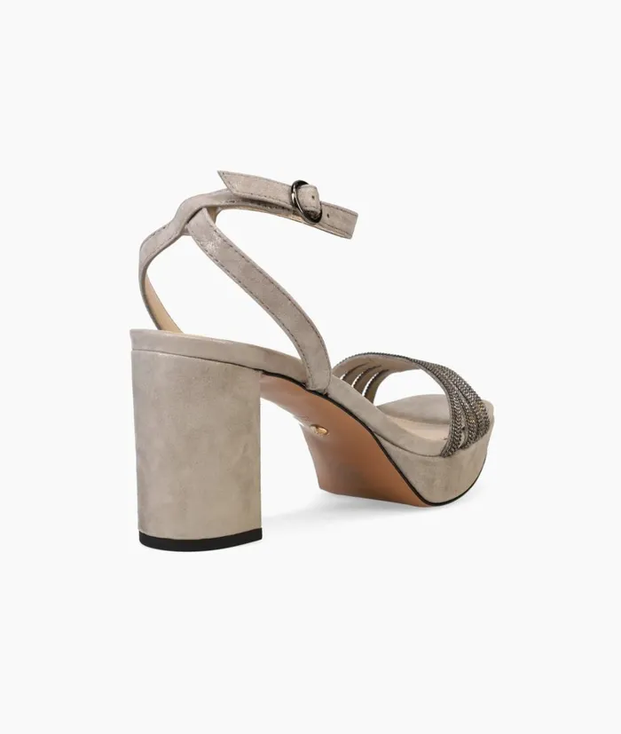 Women Aliana Platform 8211 Pewter Pelle Moda High Heels Women Aliana Platform 8211 Pewter Pelle Moda High Heels