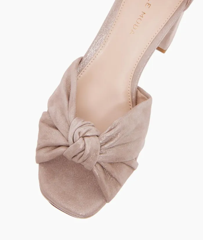 Women Anesa Platform 8211 Taupe Pelle Moda High Heels