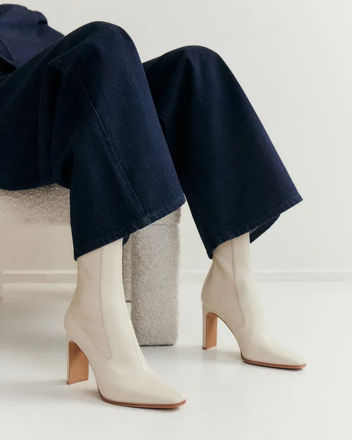 Women ANKLE BOOTS jomercer June high ankle boots off white leather Women ANKLE BOOTS jomercer June high ankle boots off white leather
