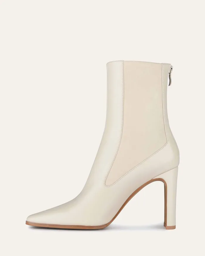 Women ANKLE BOOTS jomercer June high ankle boots off white leather Women ANKLE BOOTS jomercer June high ankle boots off white leather