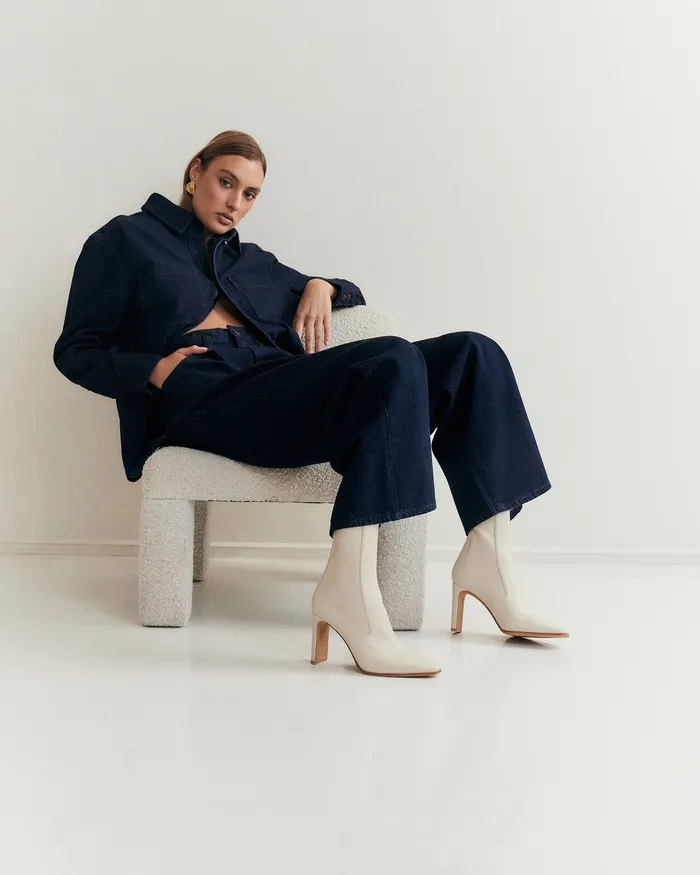 Women ANKLE BOOTS jomercer June high ankle boots off white leather Women ANKLE BOOTS jomercer June high ankle boots off white leather