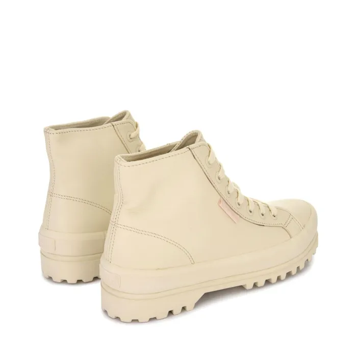 Women Ankle Boots Unisex 2341 ALPINA NAPPA Laced TOTAL BEIGE GESSO Superga Ankle Boots