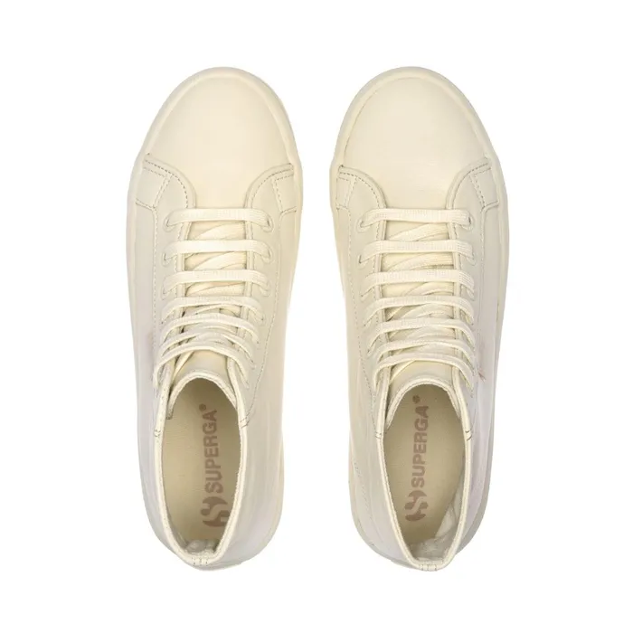 Women Ankle Boots Unisex 2341 ALPINA NAPPA Laced TOTAL BEIGE GESSO Superga Ankle Boots