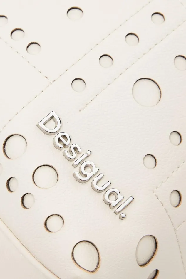 Women Backpacks Desigual Circle Pattern Faux Leather Backpack