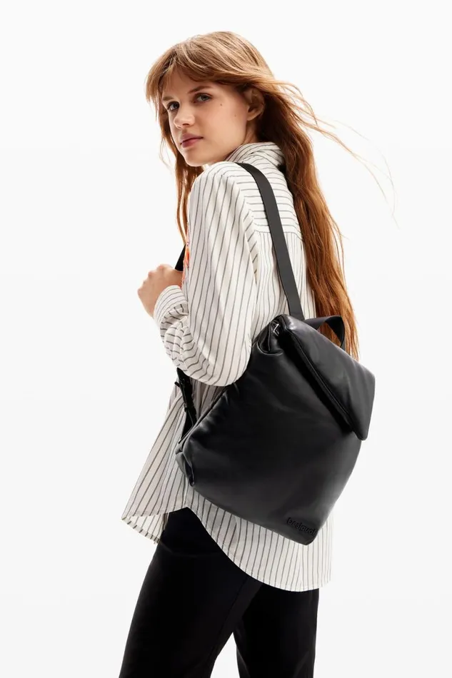 Women Backpacks Desigual Small Leather Backpack