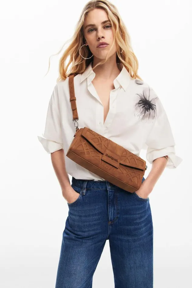 Women Bags Desigual Bag With Geometric Embossing