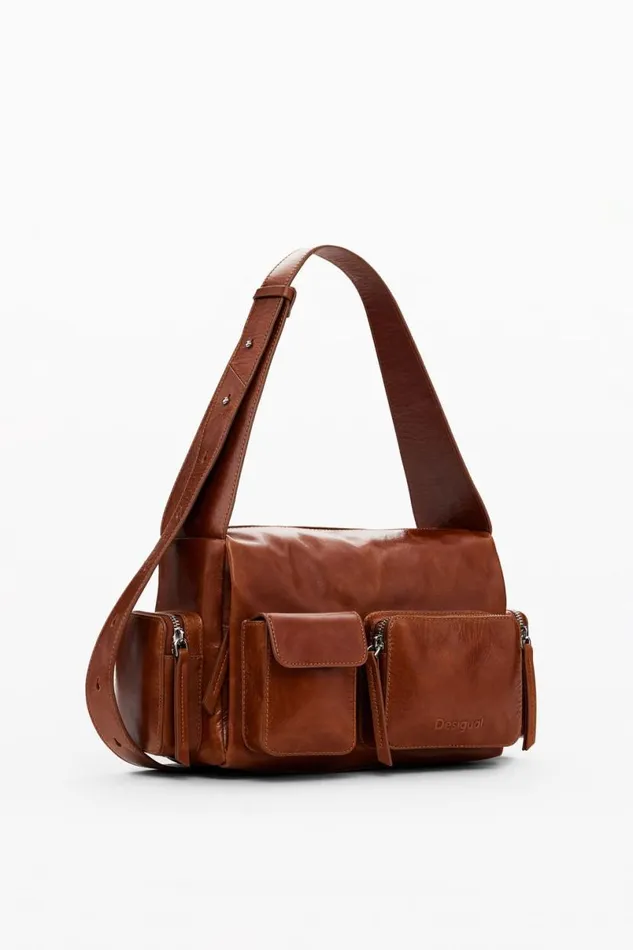 Women Bags Desigual M Leather Pockets Bag
