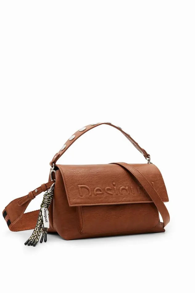 Women Bags Desigual Midsize Halflogo Crossbody Bag