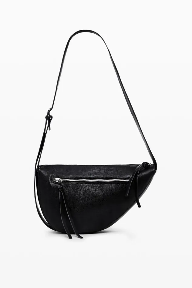 Women Bags Desigual Midsize Zips Leather Bag