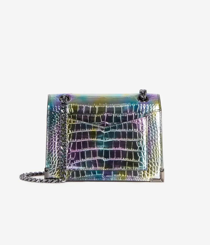 Women Bags THE KOOPLES Emily Chain Bag In Multicolor Iridescent Leather Women Bags THE KOOPLES Emily Chain Bag In Multicolor Iridescent Leather