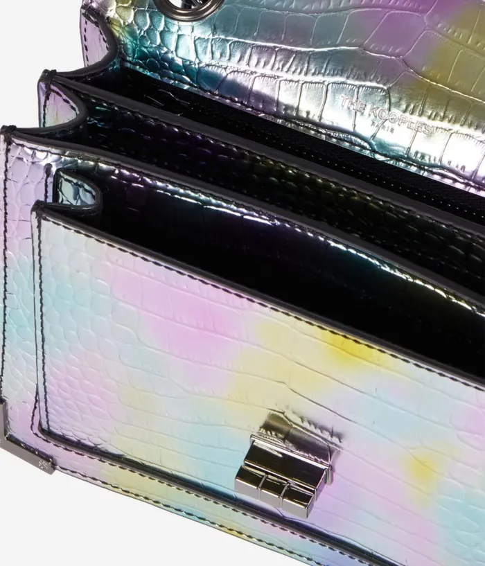 Women Bags THE KOOPLES Emily Chain Bag In Multicolor Iridescent Leather Women Bags THE KOOPLES Emily Chain Bag In Multicolor Iridescent Leather