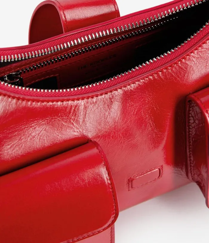 Women Bags THE KOOPLES Red Vintage Treatment Leather Amelia Bag