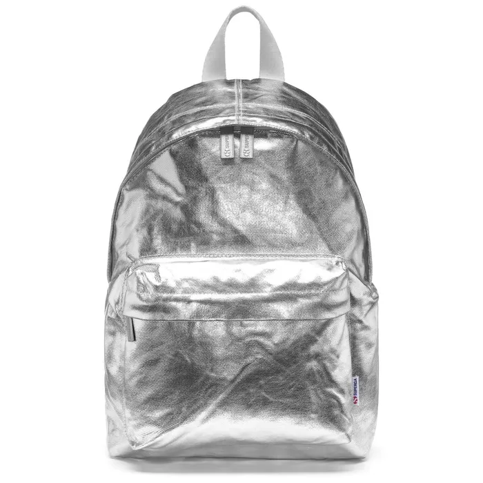 Women Bags Woman MINI BACKPACK METALLIC Backpack GREY SILVER Superga Bags And Backpacks