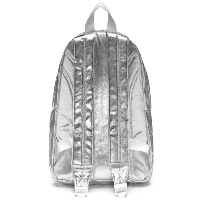 Women Bags Woman MINI BACKPACK METALLIC Backpack GREY SILVER Superga Bags And Backpacks