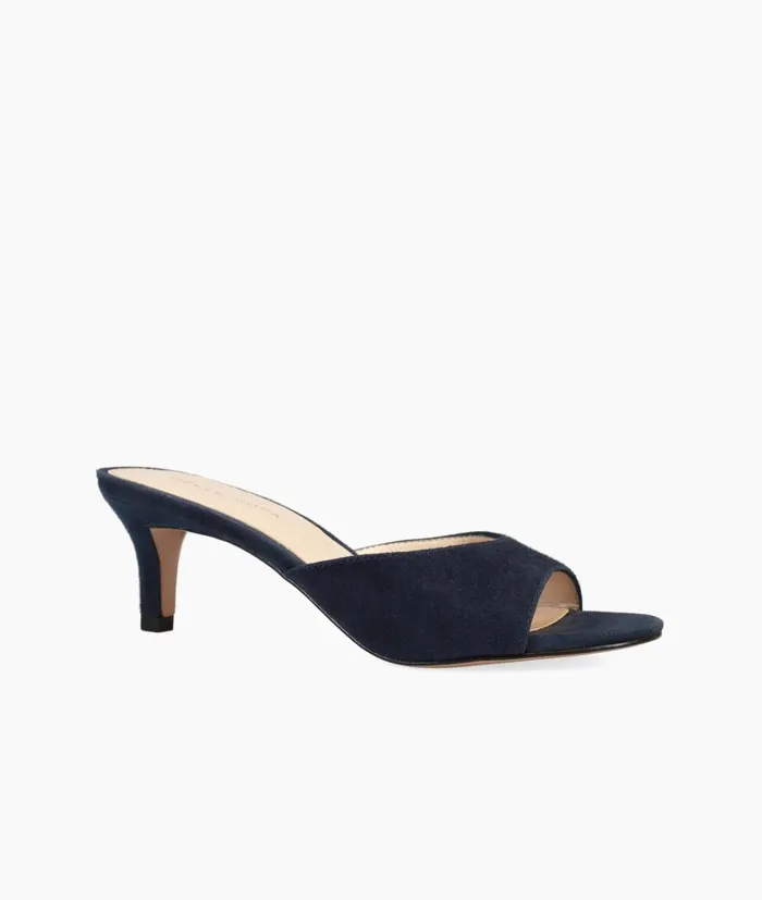 Women Balin Slide 8211 Midnight Pelle Moda Low Heels Women Balin Slide 8211 Midnight Pelle Moda Low Heels