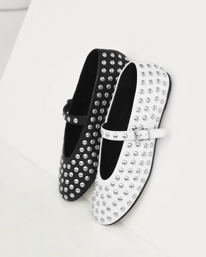 Women BALLET jomercer Gigi casual flats black leather Women BALLET jomercer Gigi casual flats black leather