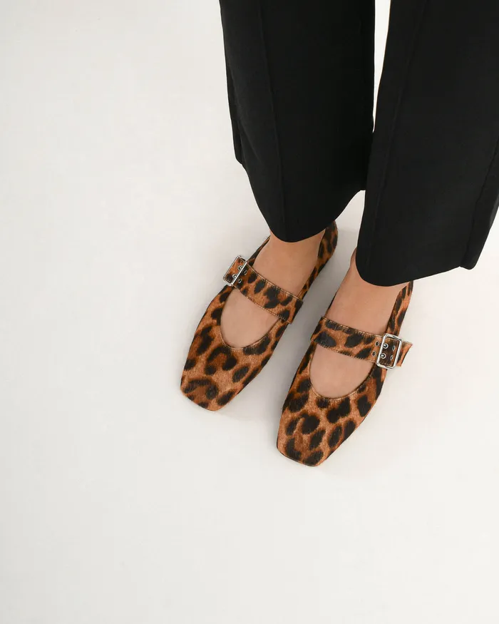 Women BALLET jomercer Sarah casual flats ocelot leather
