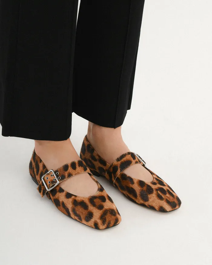 Women BALLET jomercer Sarah casual flats ocelot leather