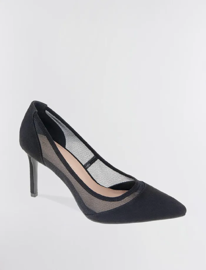 Women BCBGeneration BCBG Black Asher Pump Heel Black Microsuede